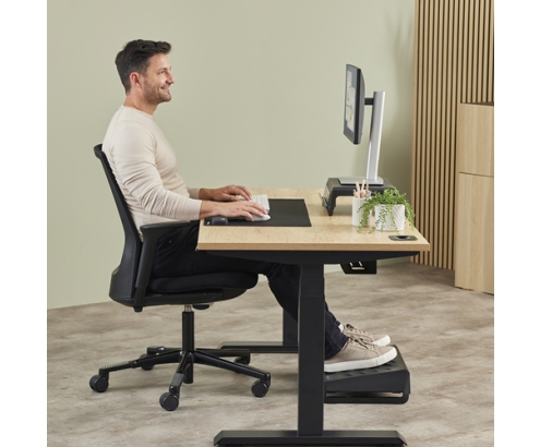 Fellowes Breyta descansa muñecas Silicona Negro
