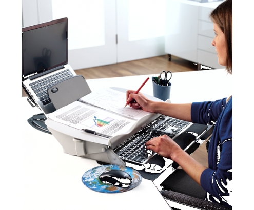Fellowes Easy Glide archivador Negro, Gris