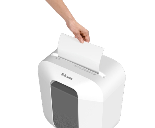 Fellowes LX Series 100109815 triturador de papel Corte en tiras Blanco