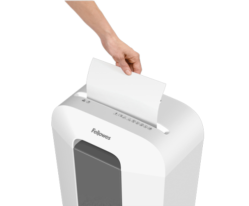 Fellowes LX Series Powershred LX50 triturador de papel Corte cruzado Blanco