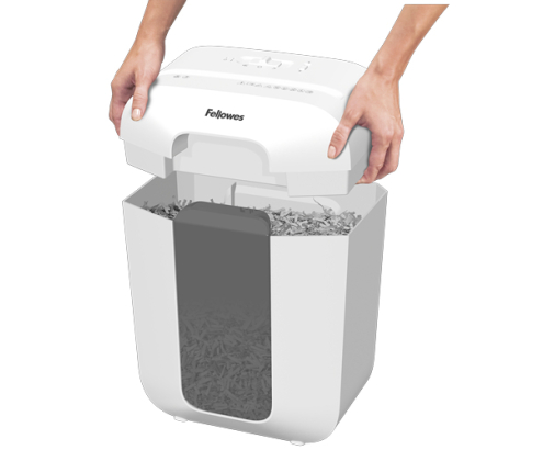 Fellowes LX Series Powershred LX50 triturador de papel Corte cruzado Blanco