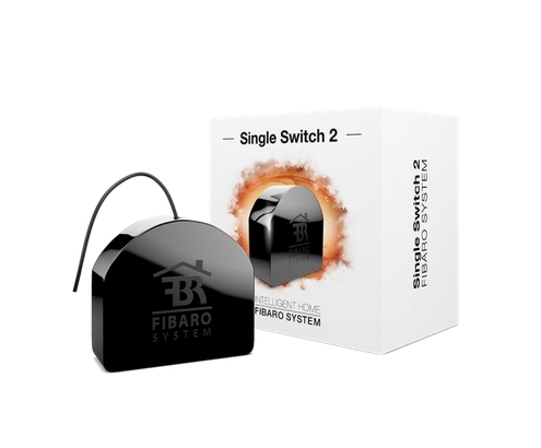 Fibaro FIBEFGS-213 alimentación del relé Negro