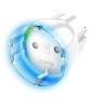 Fibaro FIBEFGWPF-102-5 adaptador de enchufe eléctrico Tipo F Blanco