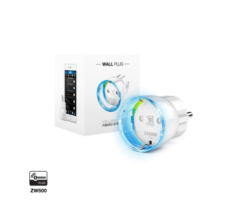 Fibaro FIBEFGWPF-102-5 adaptador de enchufe eléctrico Tipo F Blanco