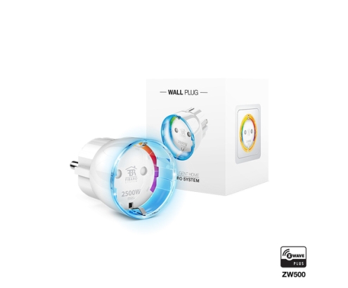 Fibaro FIBEFGWPF-102-5 adaptador de enchufe eléctrico Tipo F Blanco