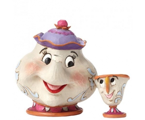 Figura enesco disney la bella y la bestia mrs potts & chip RS458143