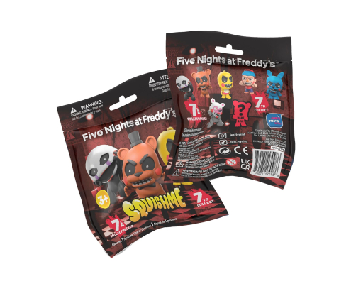 Figura - Magicbox Five Nights at Freddy’s™ Squishme S2, Aroma a fresa, Producto anti-estrés, Bolsa sorpresa