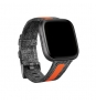 Fitbit FB171WBGYTAS Accesorios para dispositivos vestibles inteligentes Grupo de rock Carbón vegetal, Naranja Aluminio, Sintético
