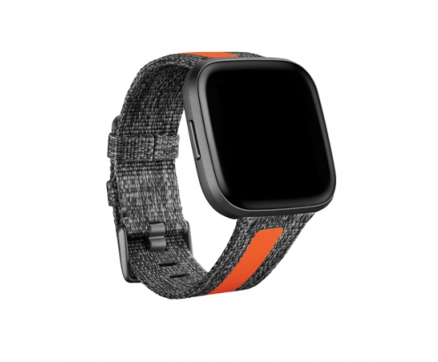 Fitbit FB171WBGYTAS Accesorios para dispositivos vestibles inteligentes Grupo de rock Carbón vegetal, Naranja Aluminio, Sintético