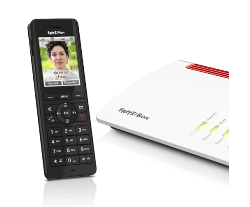 Fon FRITZ! X6 Teléfono DECT Identificador de llamadas Negro