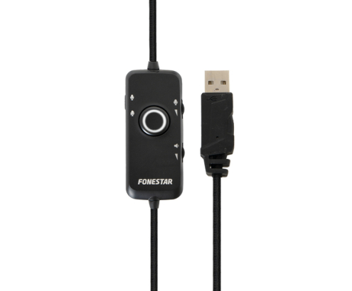 Fonestar WIN-U auricular y casco Auriculares Alámbrico Diadema Juego Negro