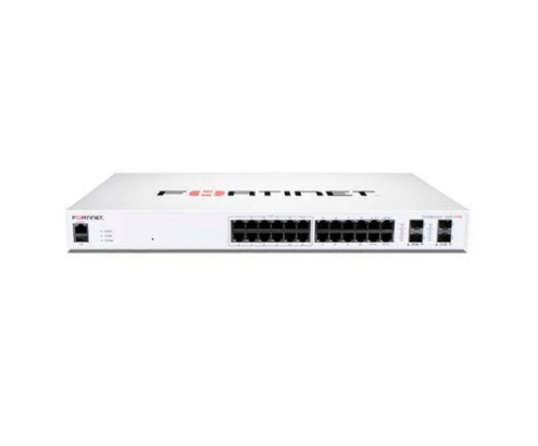 Fortinet FS-124F-FPOE switch Energía sobre Ethernet (PoE) 1U Blanco