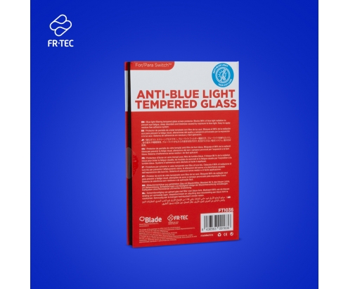 FR-TEC Cristal Templado con Filtro Luz Azul HEV para Nintendo Switch