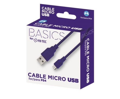 FR-TEC FT0018 cable USB USB 2.0 USB A Micro-USB B Azul