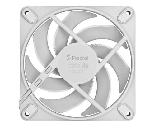 Fractal Design Momentum 12 Carcasa del ordenador Ventilador 12 cm Blanco 1 pieza(s)
