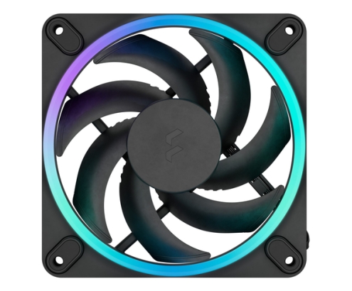 Fractal Design Momentum 12 RGB Carcasa del ordenador Ventilador 12 cm Negro 3 pieza(s)