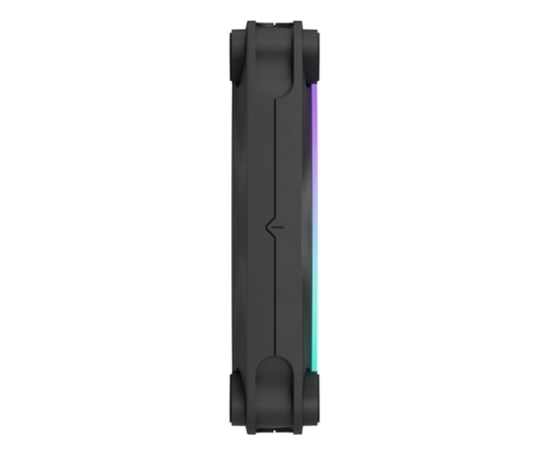 Fractal Design Momentum 12 RGB Carcasa del ordenador Ventilador 12 cm Negro 3 pieza(s)