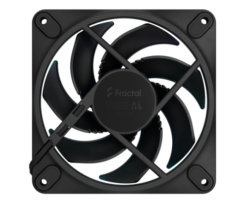 Fractal Design Momentum 12 RGB Carcasa del ordenador Ventilador 12 cm Negro 3 pieza(s)