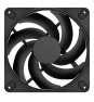 Fractal Design Momentum 14 Carcasa del ordenador Ventilador 14 cm Negro 1 pieza(s)
