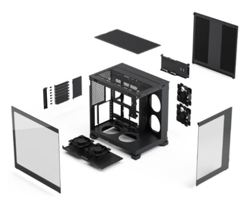 Fractal Design Pop 2 Vision Torre Negro