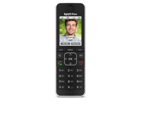 FRITZ!Fon C6 Teléfono DECT Identificador de llamadas Negro