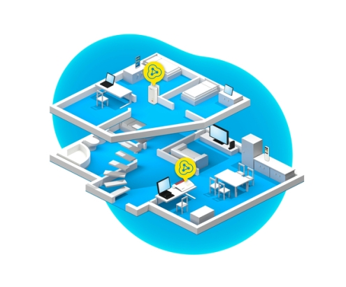 FRITZ!Powerline 1260 1200 Mbit/s Ethernet Wifi Blanco 1 pieza(s)