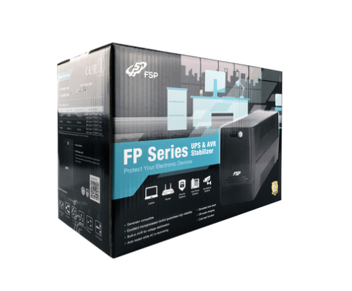 FSP FP 1500 sistema de alimentación ininterrumpida (UPS) Línea interactiva 1,5 kVA 900 W 4 salidas AC