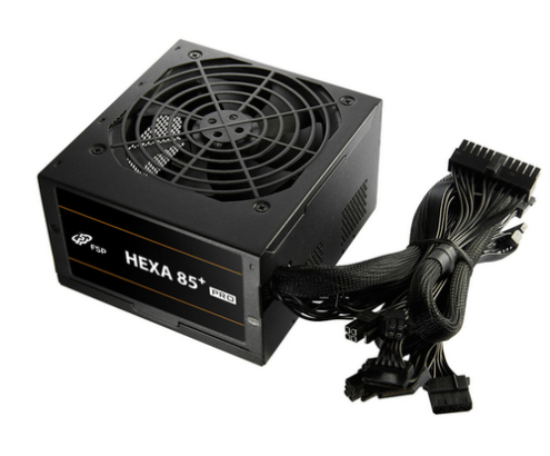 FSP HEXA 85+ PRO 650W Unidad de fuente de alimentación ATX ATX2.5 Negro