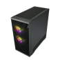 FSP M330-BA Carcasa Midi Tower mITX, mATX, ATX Negro ARGB