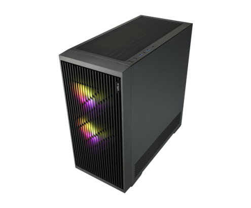 FSP M330-BA Carcasa Midi Tower mITX, mATX, ATX Negro ARGB