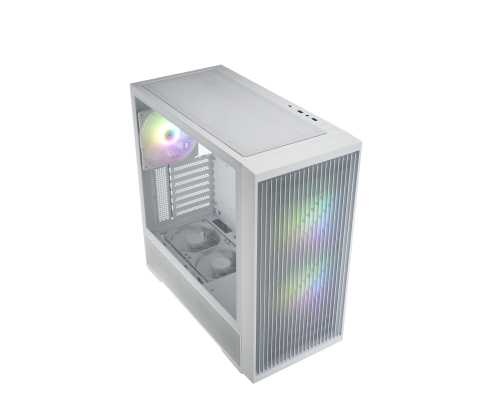 FSP M330-WA Carcasa Midi Tower mITX, mATX, ATX Blanco ARGB