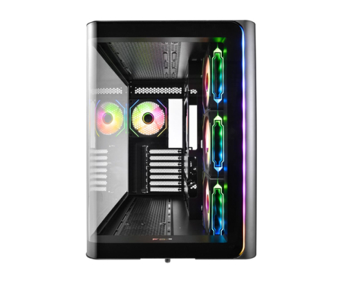 FSP M580-BA Carcasa Midi Tower mITX, mATX Negro ARGB