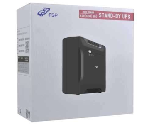 FSP Nano 600 sistema de alimentación ininterrumpida (UPS) En espera (Fuera de línea) o Standby (Offline) 0,6 kVA 360 W 2 salidas AC