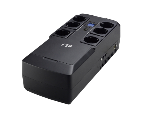 FSP NanoFit 800 sistema de alimentación ininterrumpida (UPS) En espera (Fuera de línea) o Standby (Offline) 0,8 kVA 480 W 6 salidas AC