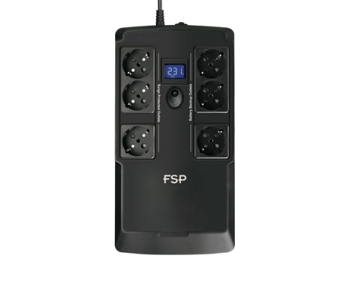 FSP NanoFit 800 sistema de alimentación ininterrumpida (UPS) En espera (Fuera de línea) o Standby (Offline) 0,8 kVA 480 W 6 salidas AC