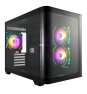 FSP S380-BA Carcasa Mini Tower mITX, mATX Negro ARGB