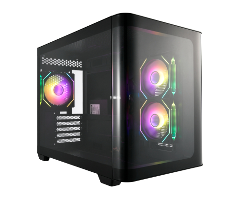 FSP S380-BA Carcasa Mini Tower mITX, mATX Negro ARGB
