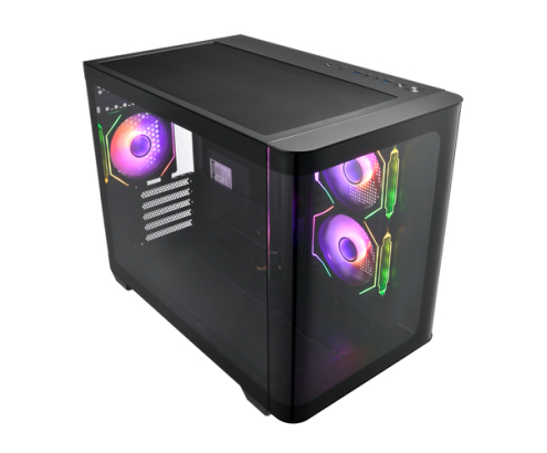 FSP S380-BA Carcasa Mini Tower mITX, mATX Negro ARGB