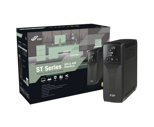 FSP ST 850 sistema de alimentación ininterrumpida (UPS) Línea interactiva 0,85 kVA 510 W 4 salidas AC
