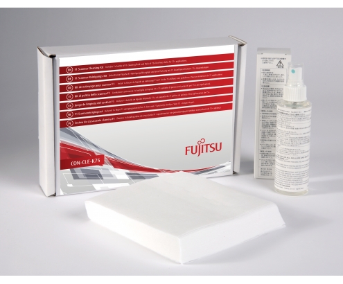 Fujitsu CON-CLE-K75 kit de limpieza para computadora Escáner Paños secos para limpieza de equipos