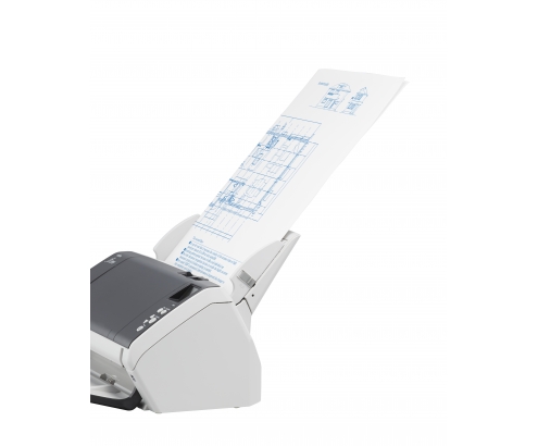Fujitsu fi-7460 Alimentador automático de documentos (ADF) + escáner de alimentación manual 600 x 600 DPI A3 Gris, Blanco
