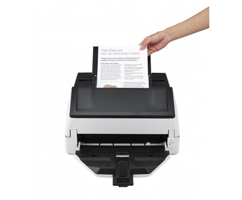 Fujitsu fi-7600 Alimentador automático de documentos (ADF) + escáner de alimentación manual 600 x 600 DPI A3 Negro, Blanco