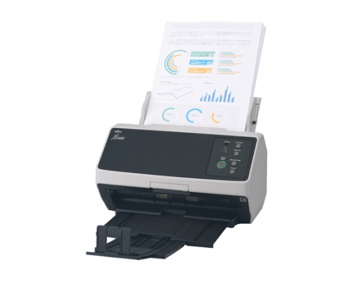 Fujitsu FI-8150 Alimentador automático de documentos (ADF) + escáner de alimentación manual 600 x 600 DPI A4 Negro, Gris