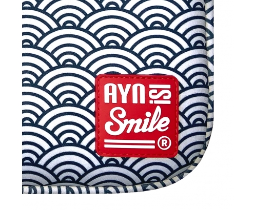 Funda Sleeve para Portátil de 13 y 14 pulgadas Smile Kimono de Neopreno estampado Japonés Seigaiha   