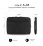 Funda subblim elegant laptop sleeve para portatiles 15.6p negro SUB-LS-0TS0100