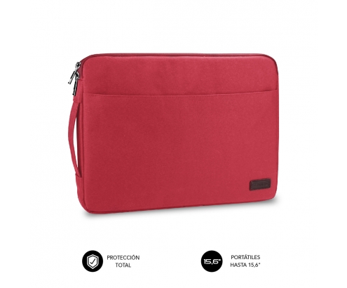 Funda subblim Urban Laptop sleeve para portatiles de 15.6p rojo SUB-LS-0PS0103