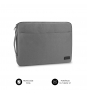 Funda subblim urban laptop sleeve para portatiles hasta 14p gris SUB-LS-0PS0002