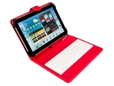 FUNDA TABLET SILVERHT UNIVERSAL  9 - 10.1 CON TECLADO MICRO USB 111916...