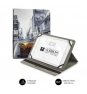 FUNDA TABLET SUBBLIM UNIVERSAL TRENDY NY TAXI PARA TABLET HASTA 10.1P ROTACION 360 EXTERIOR SIMIL PIEL INTERIOR ATERCIOPELADO SUB-CUT-4TC007