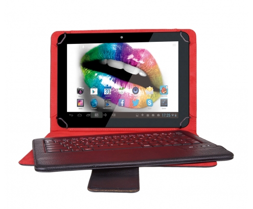Funda teclado tablet 8p phoenix universal negro PHKEYBTCASE7-8